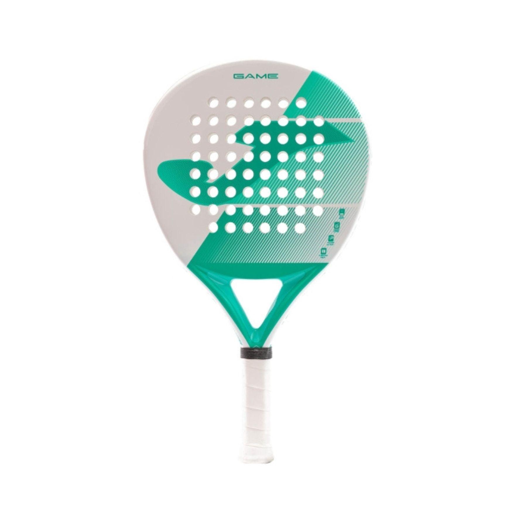 JOMA GAME PADDLE RACKET WHITE TURQUOISE