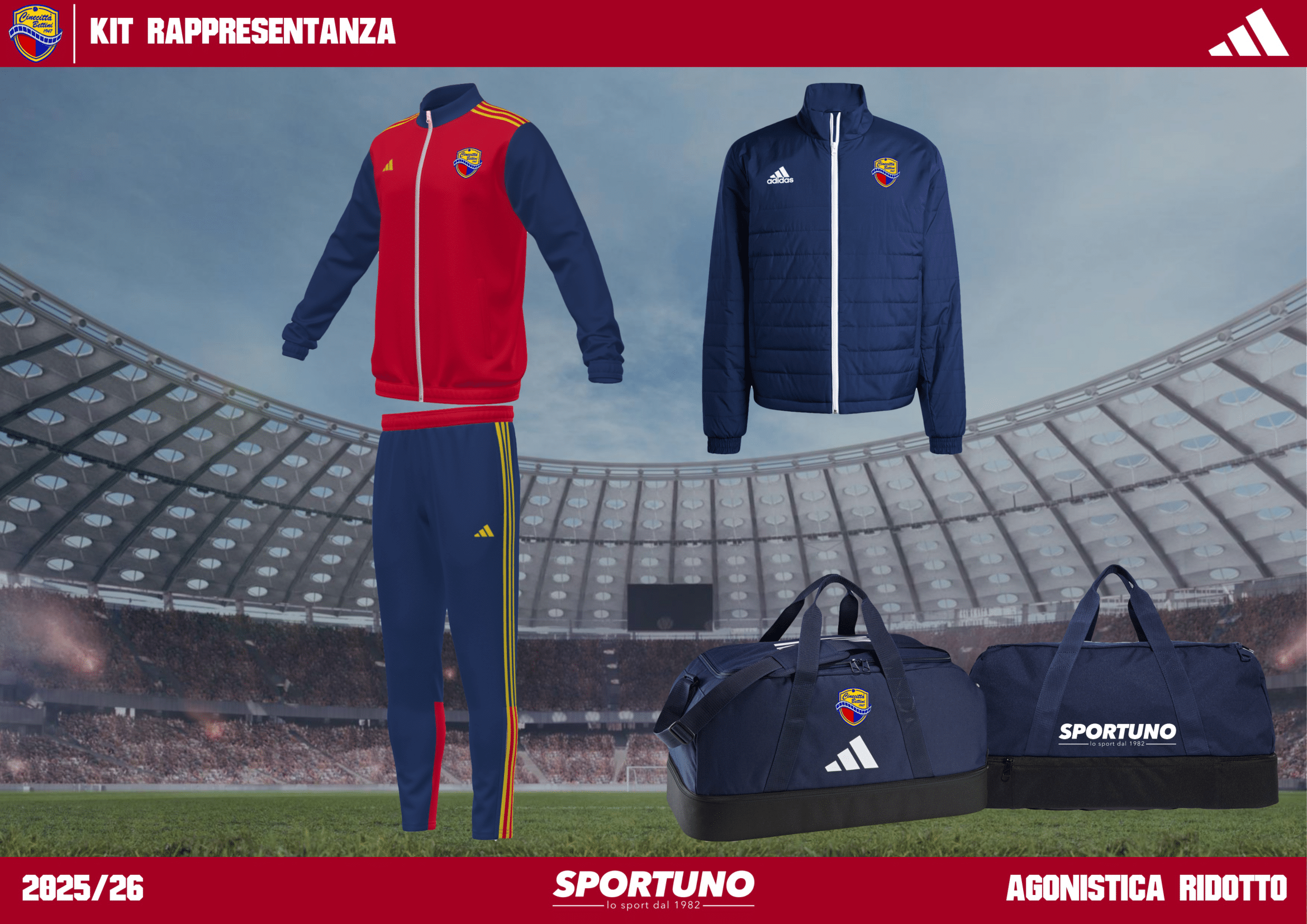 KIT RIDOTTO BETTINI AGONISTICA GIOCATORE