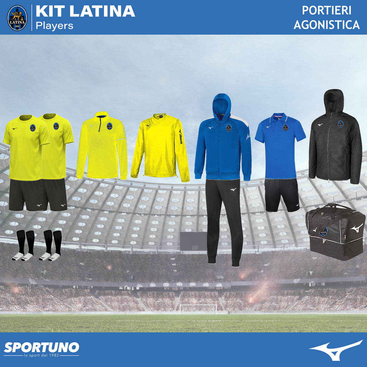 LATINA KIT AGONISTICA PORTIERE