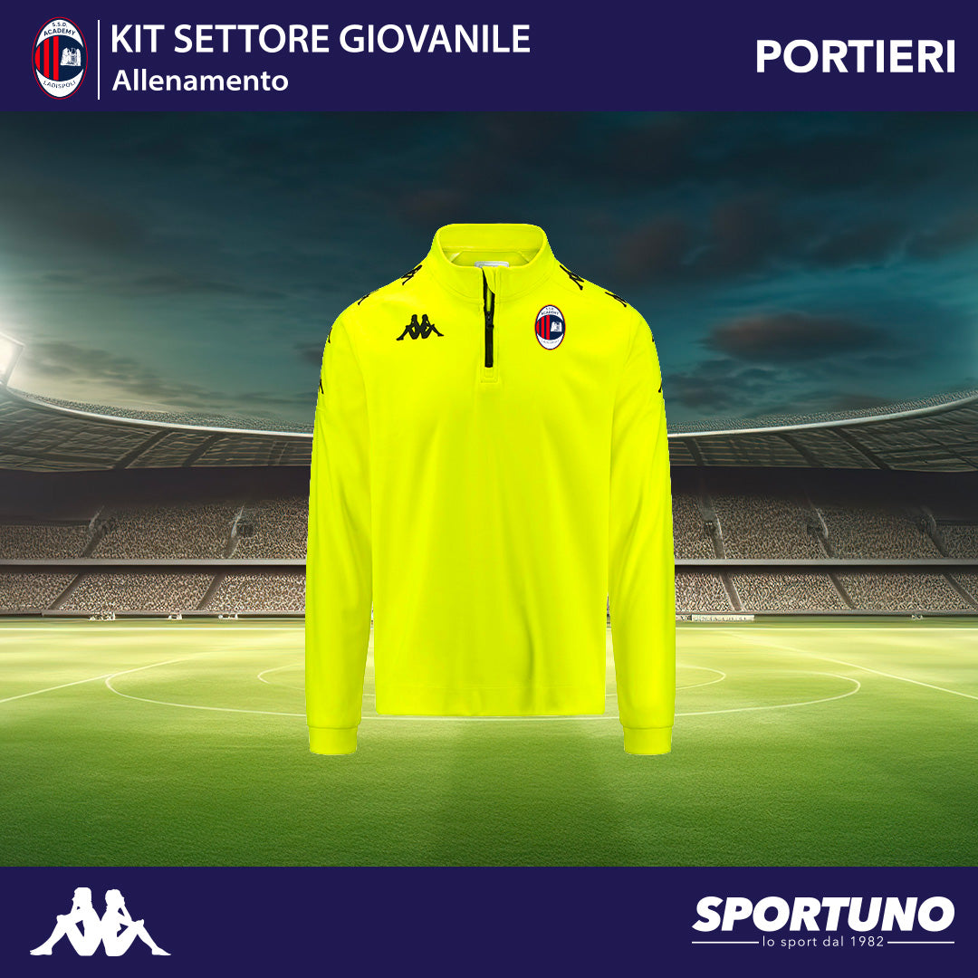 ACADEMY LADISPOLI FELPA  ALLENAMENTO PORTIERE  SCUOLA CALCIO/AGONISTICA