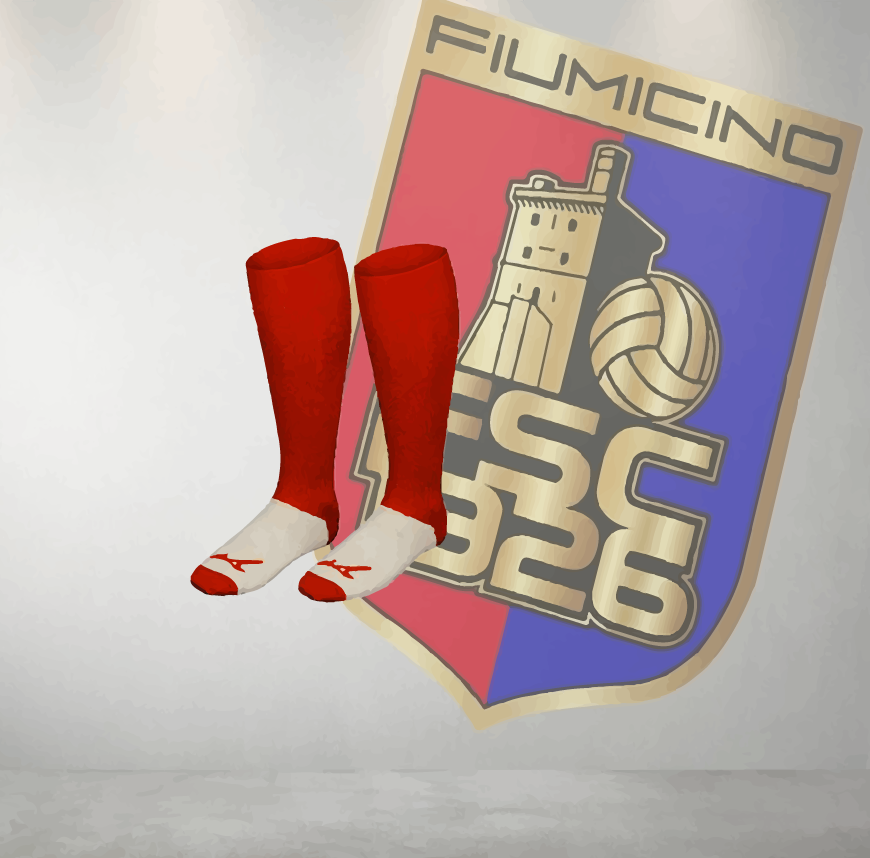 CALZA GIOCATORE FIUMICINO CALCIO