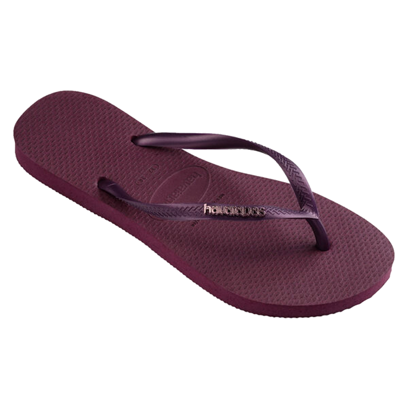 HAVAIANAS SLIM LOGO METALLIC