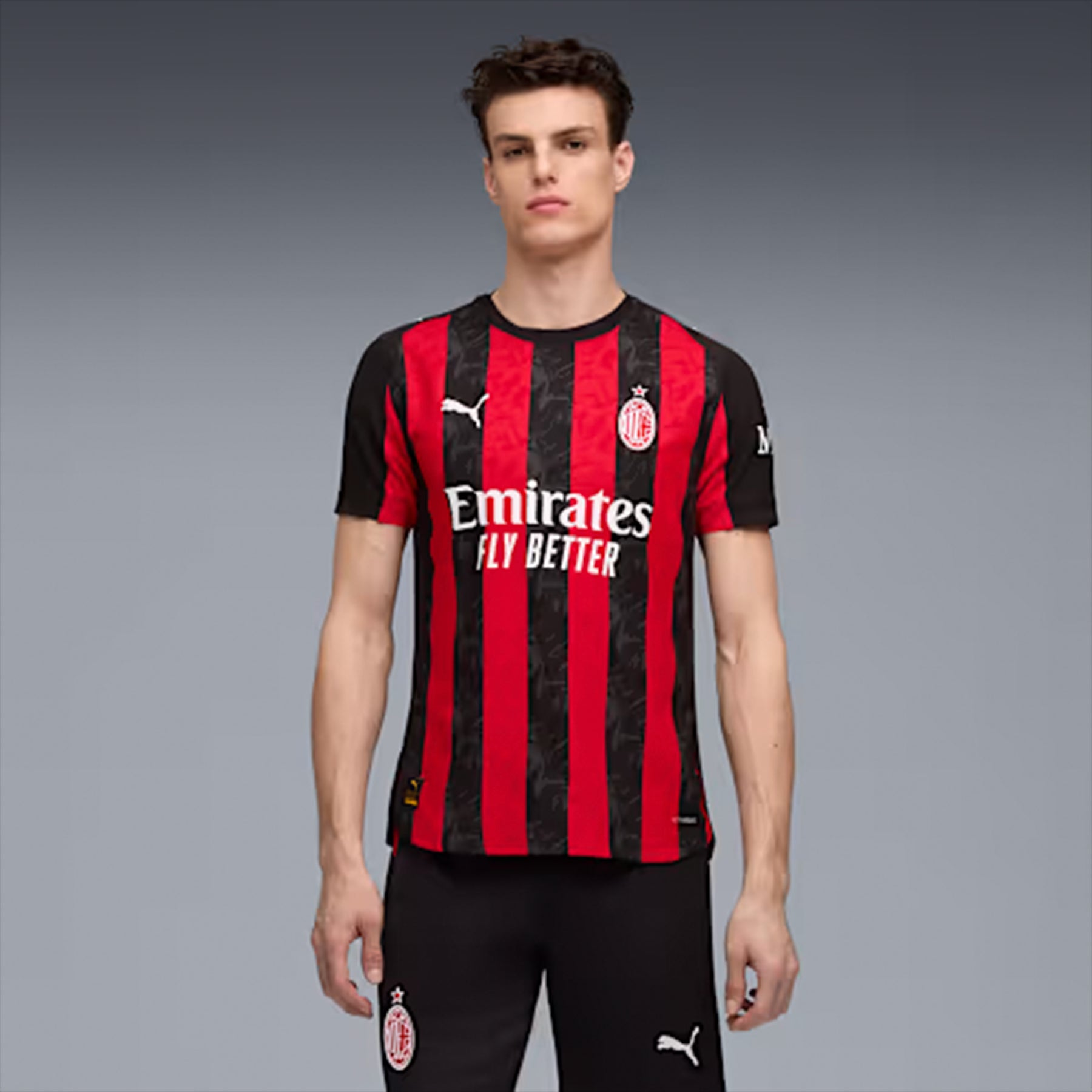 MAGLIA GARA HOME AC MILAN AUTHENTIC 25/26