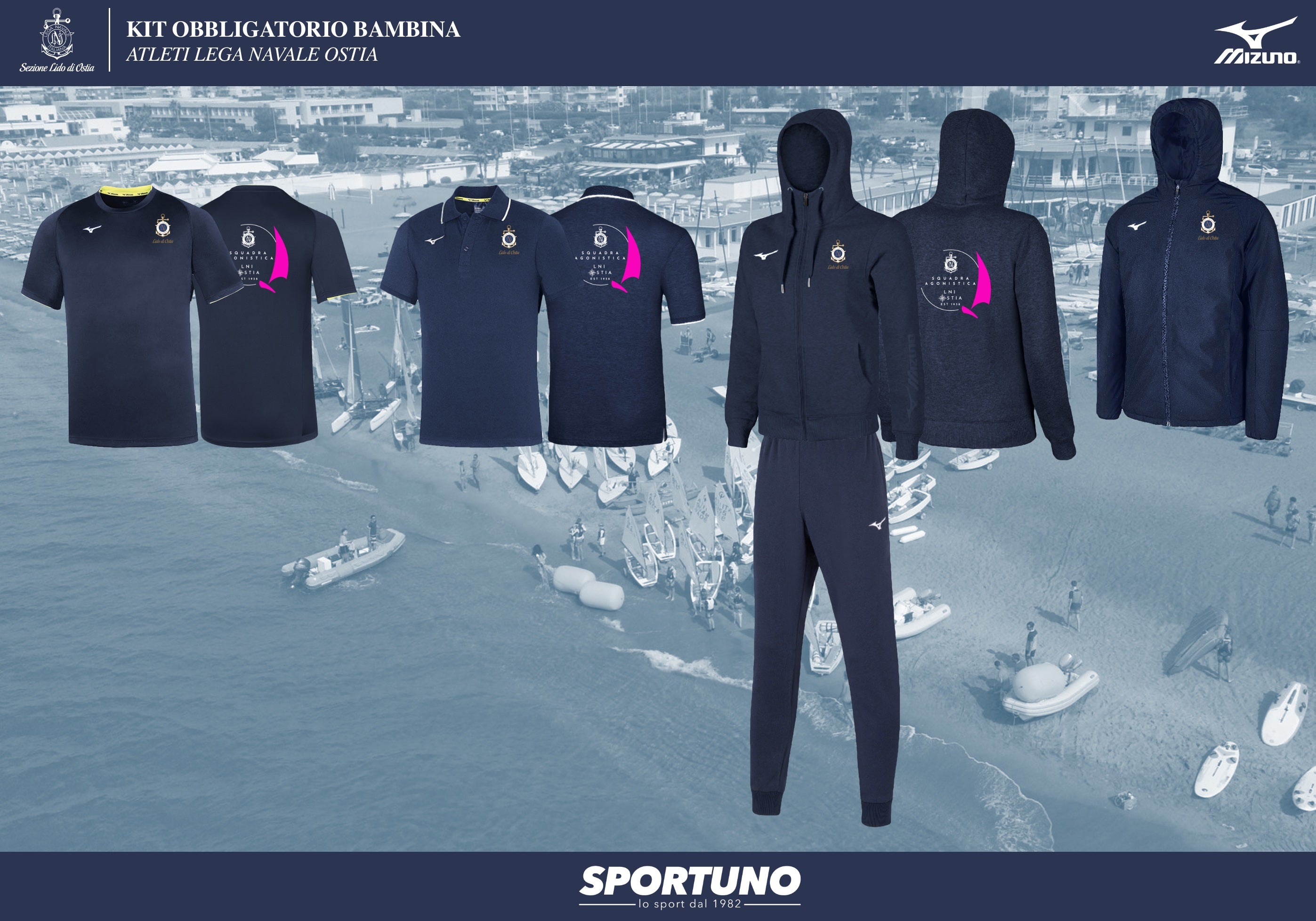 KIT BASE DISCIPLINA VELA - DONNA/BAMBINA