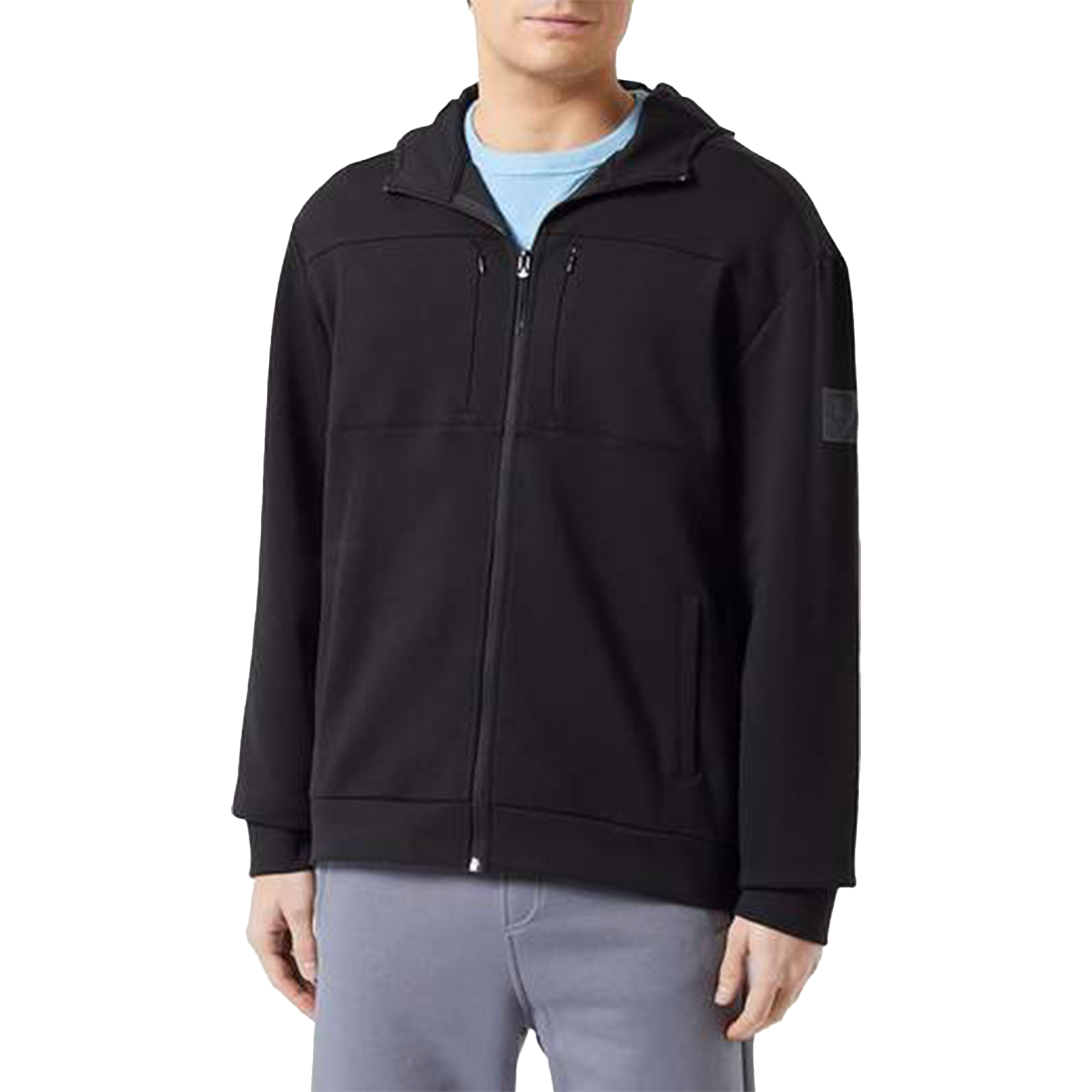 GIACCA ZIP E CAPPUCCIO