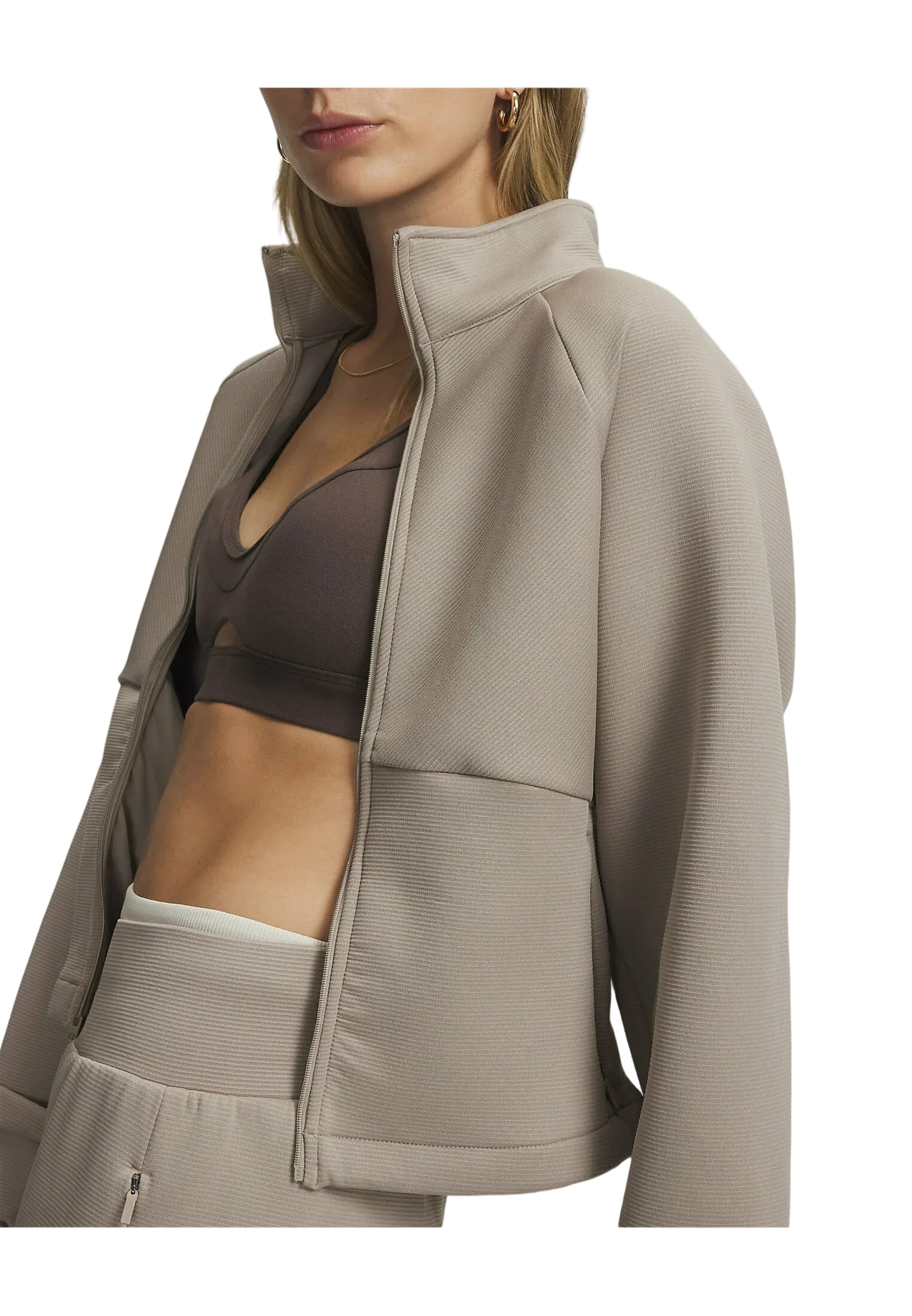 FLEECE RIB TEXTURED FZ W