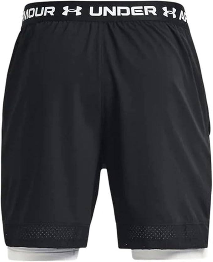 UNDER ARMOUR TOP BRA MID CROSSBACK BLACK DA DONNA
