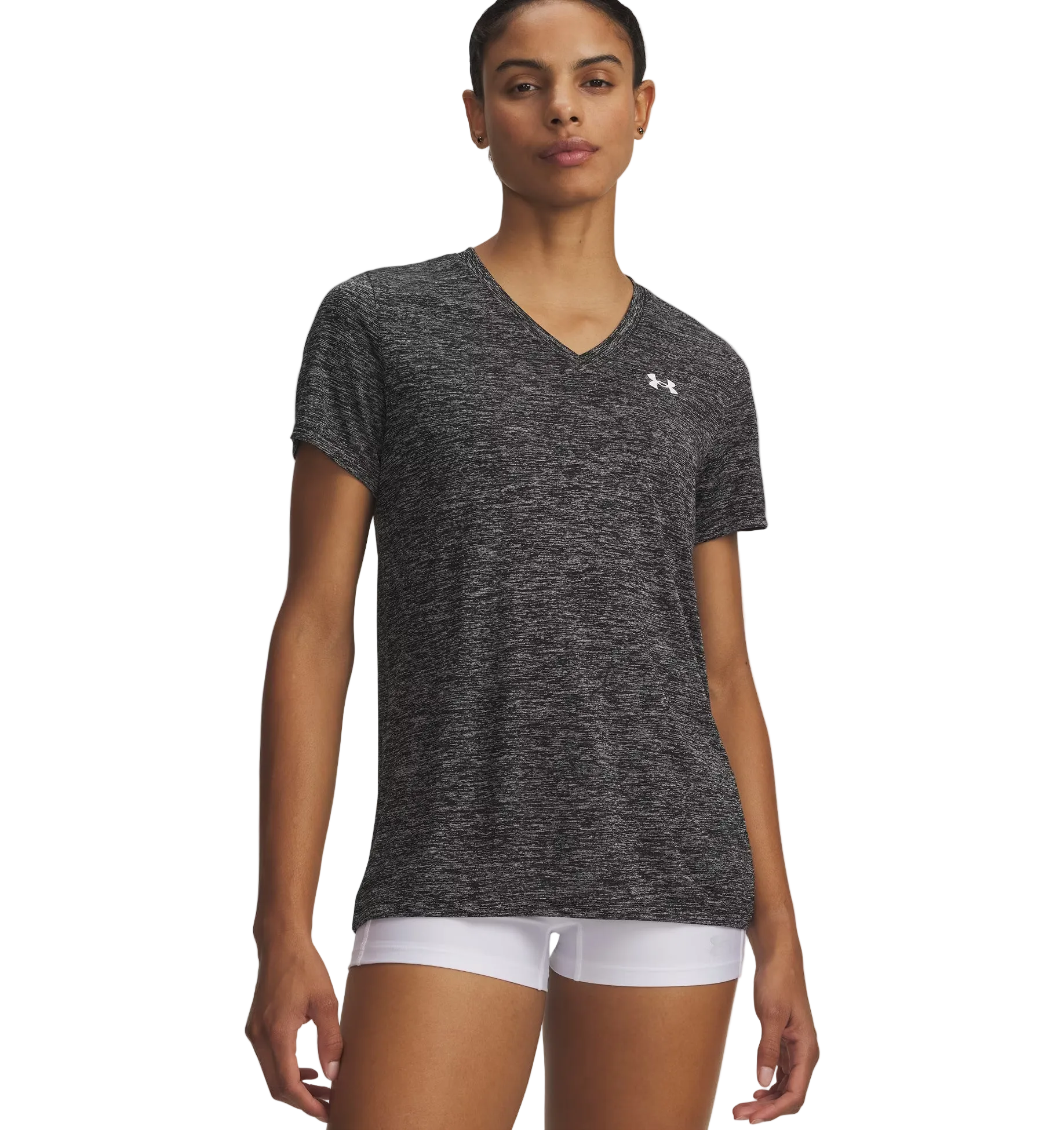 T-SHIRT UA TECH TWIST V-NECK W