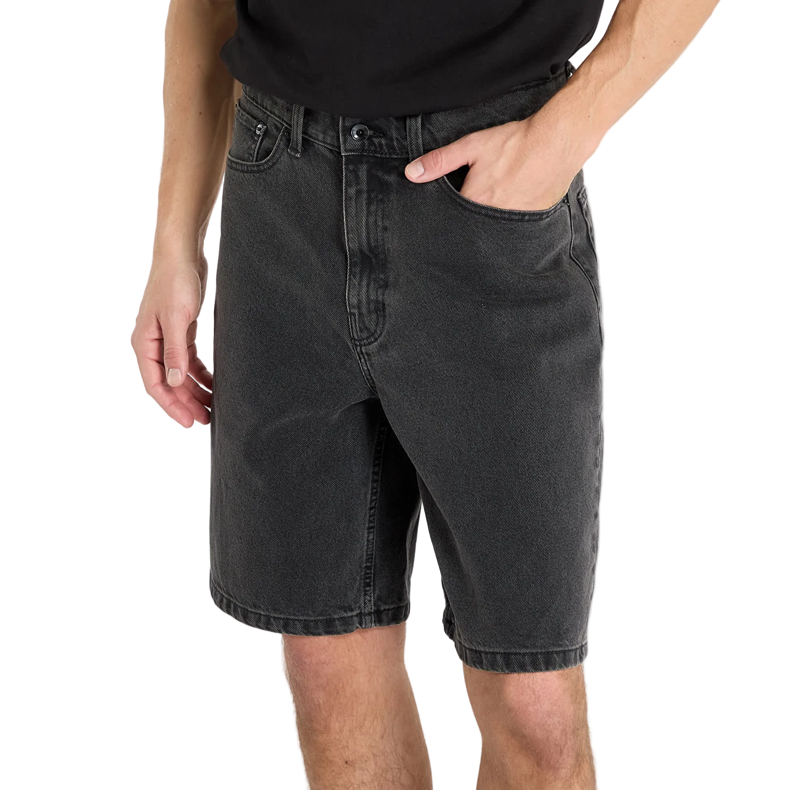 CHECK 5 BAGGY DENIM SHORT M