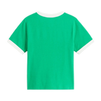 CENTER CHEST RINGER TEE W