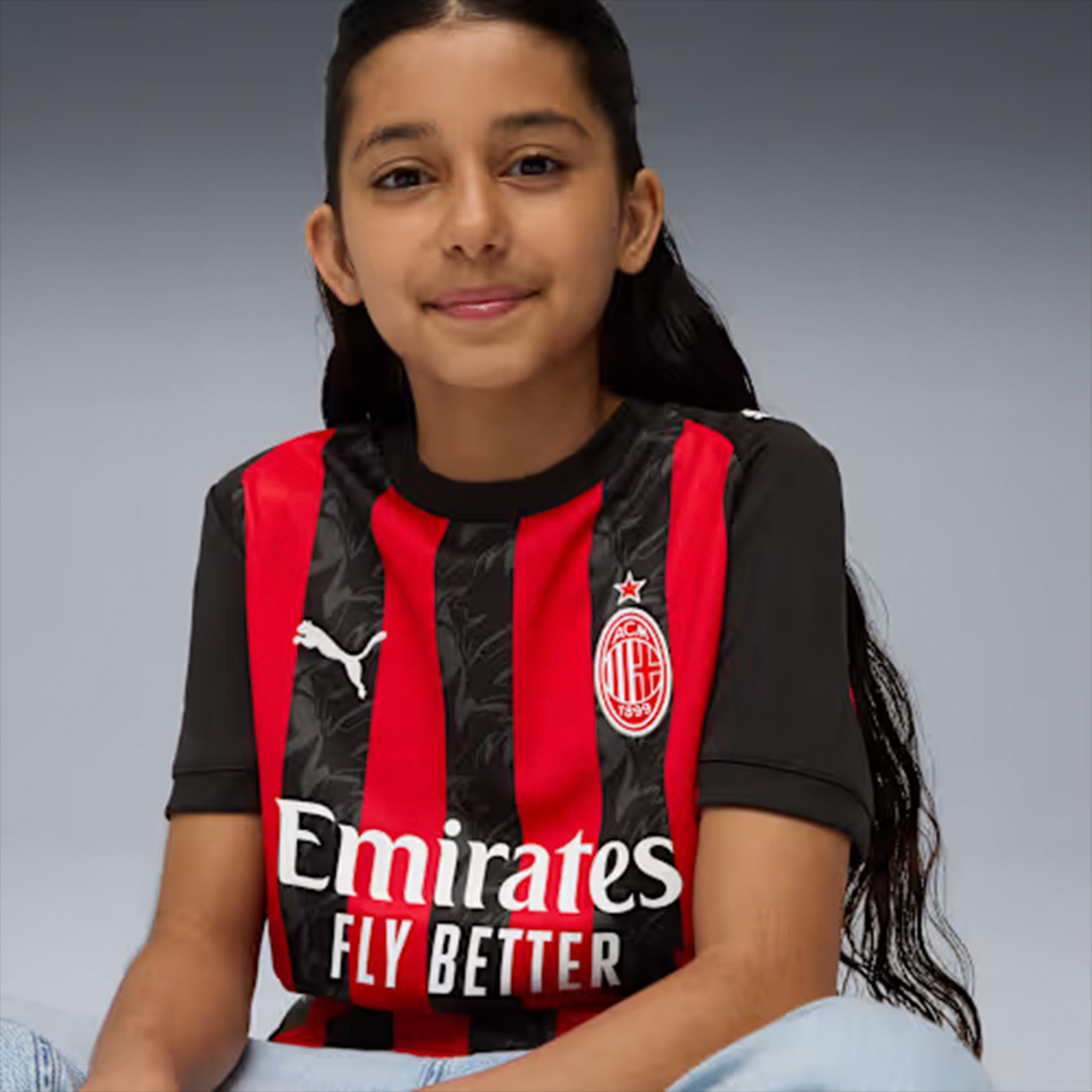 MAGLIA GARA HOME AC MILAN  25/26 JUNIOR