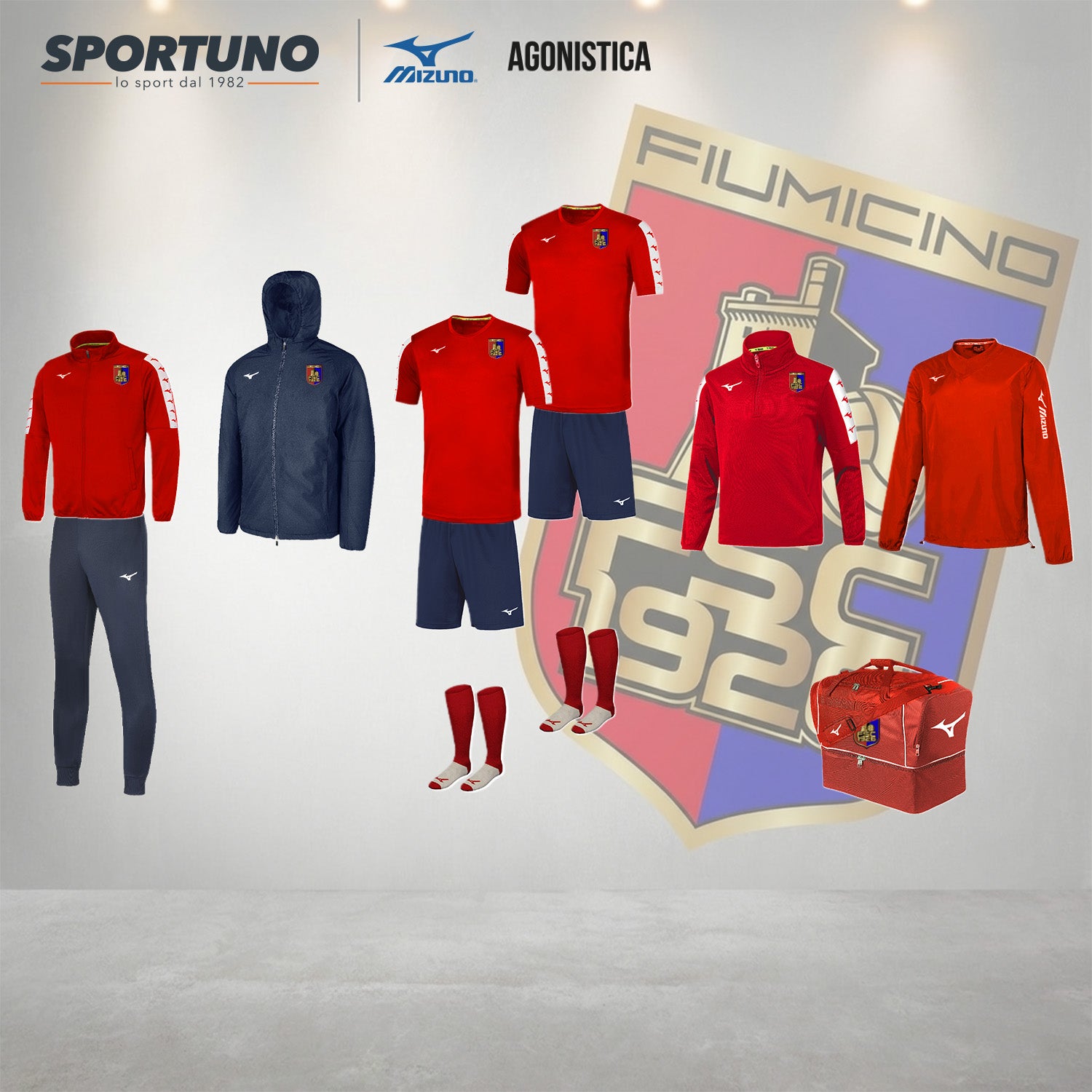 KIT AGONISTICA GIOCATORE  FIUMICINO CALCIO
