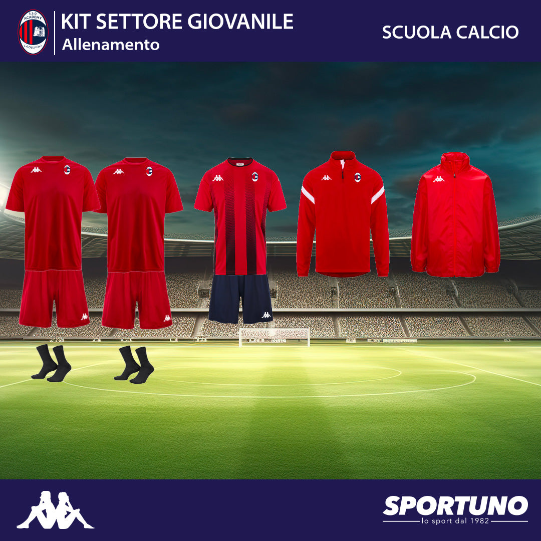 ACADEMY LADISPOLI KIT GIOCATORE SCUOLA CALCIO