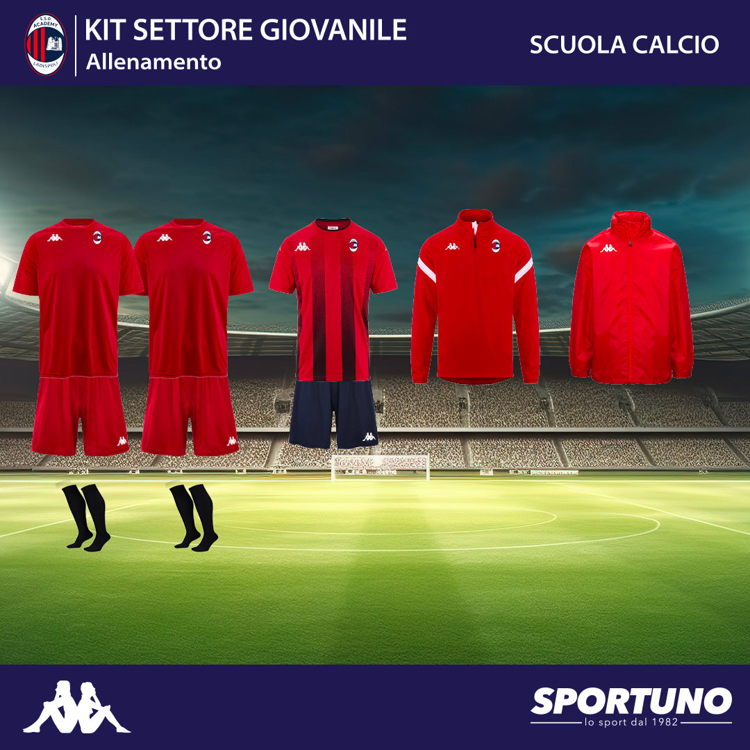 ACADEMY LADISPOLI KIT GIOCATORE SCUOLA CALCIO