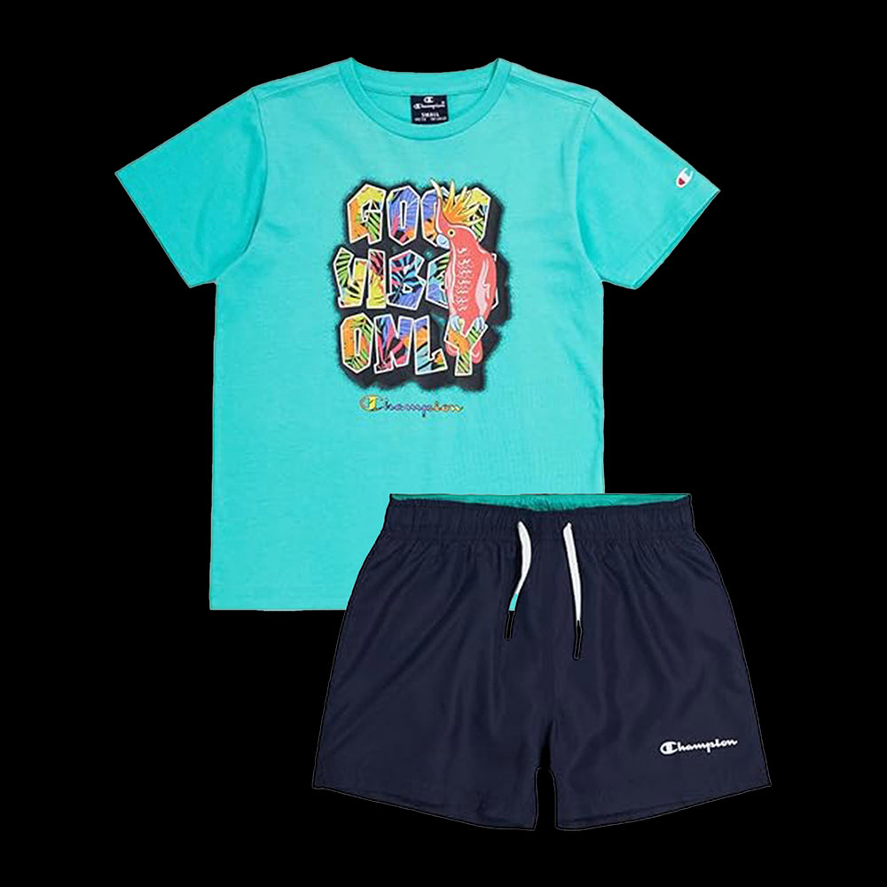 T-SHIRT + SHORT STAMPA GRANDE BOY