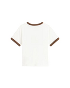 CENTER CHEST RINGER TEE W