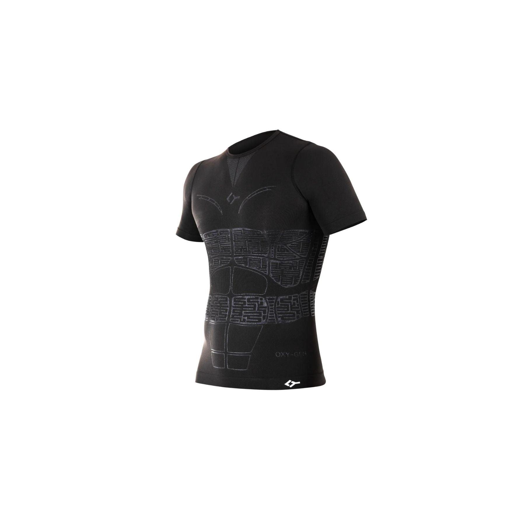 FLOKY OXYGEN SHORT SLEEVE NERO