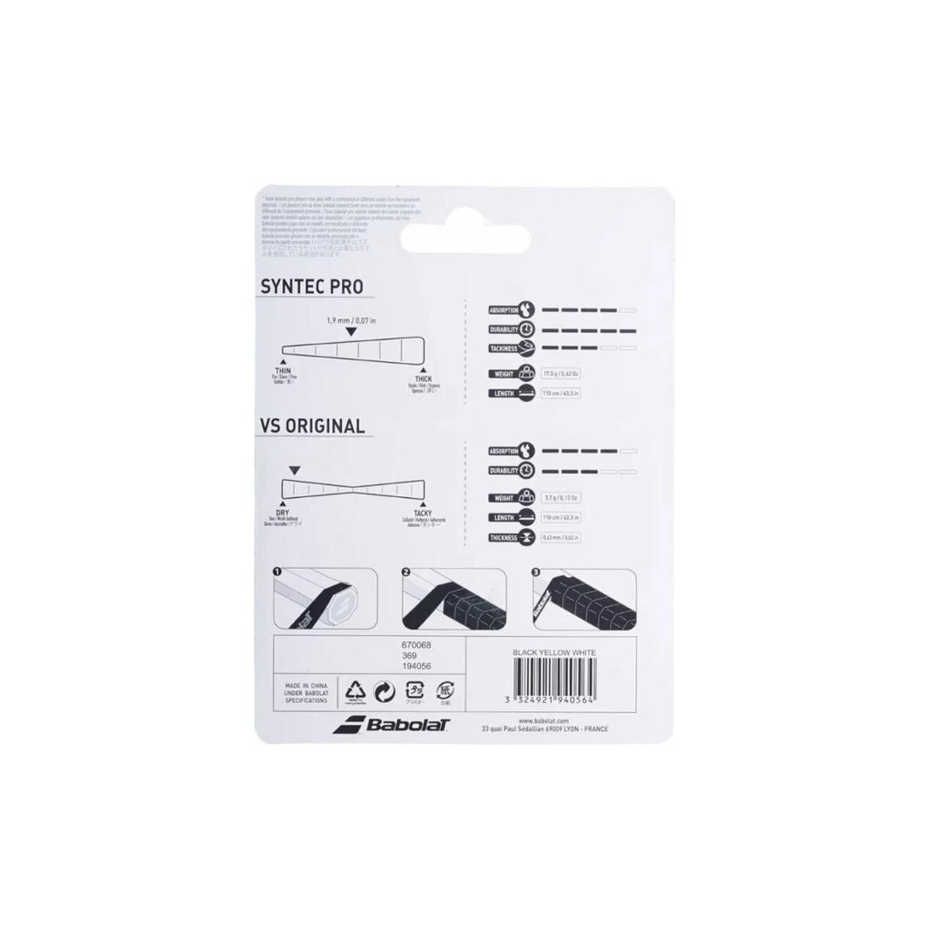 BABOLAT SYNTEC PRO X1 + VS ORIG X3