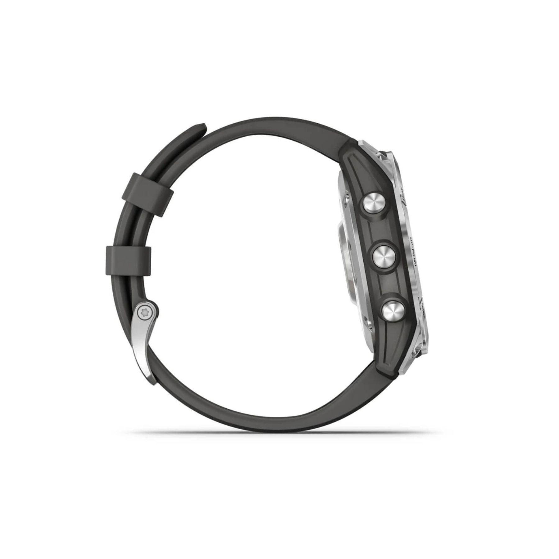 GARMIN EPIX (Gen 2) - Standard Edition | 47 mm
Acciaio ardesia con cinturino nero
