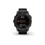 FENIX 7 PRO – Sapphire Solar Edition
Carbon Gray DLC Titanium con cinturino Black